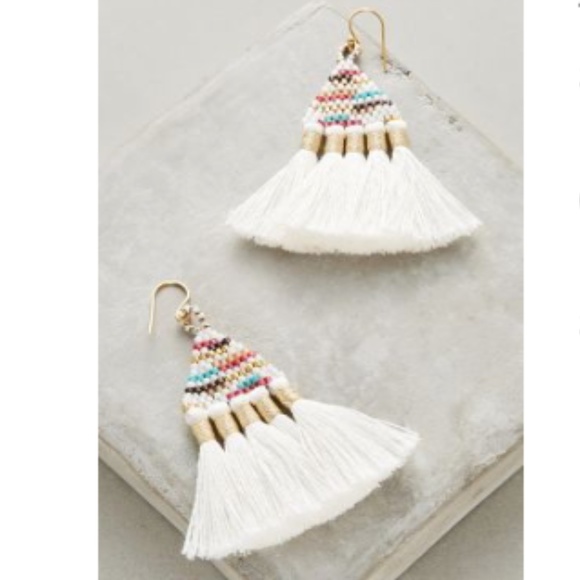 Anthropologie Jewelry - ANTHROPOLOGIE Tali Tassel Earrings